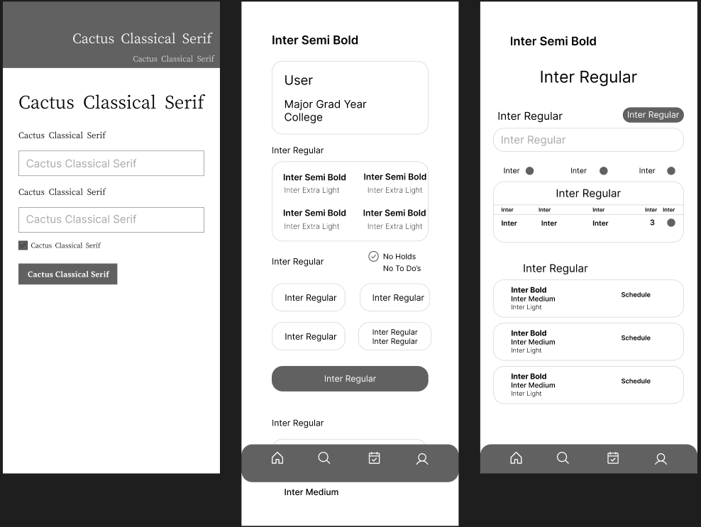 Mid fidelity exploration 1